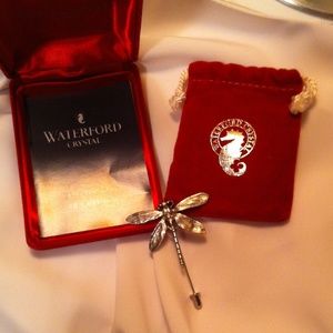 Other - Waterford Crystal Dragon Fly Pin Other - Waterford Crystal Dragon Fly Pin